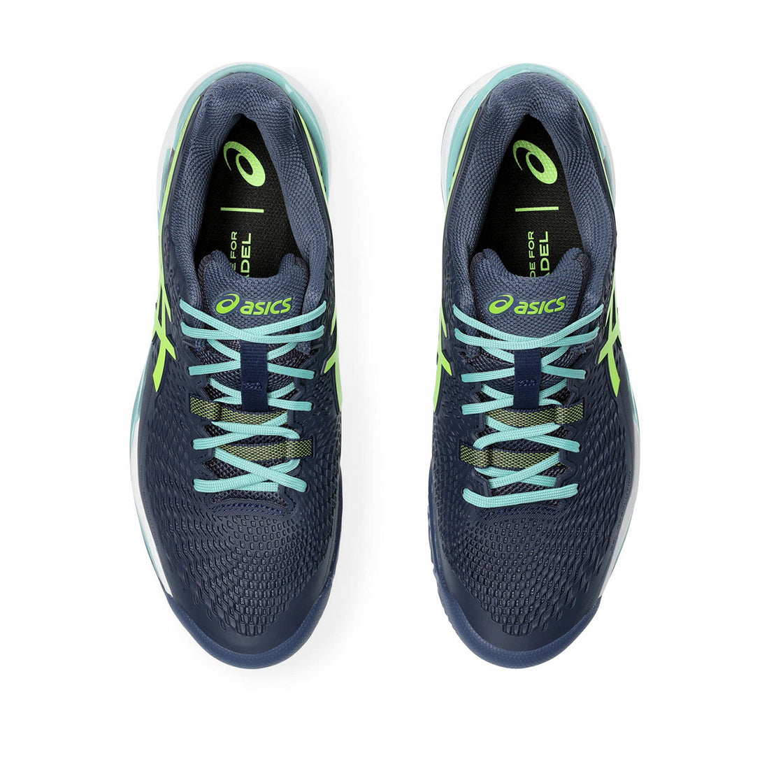 Gel-Resolution 9 Padel - Thunder Blue/Electric Lime