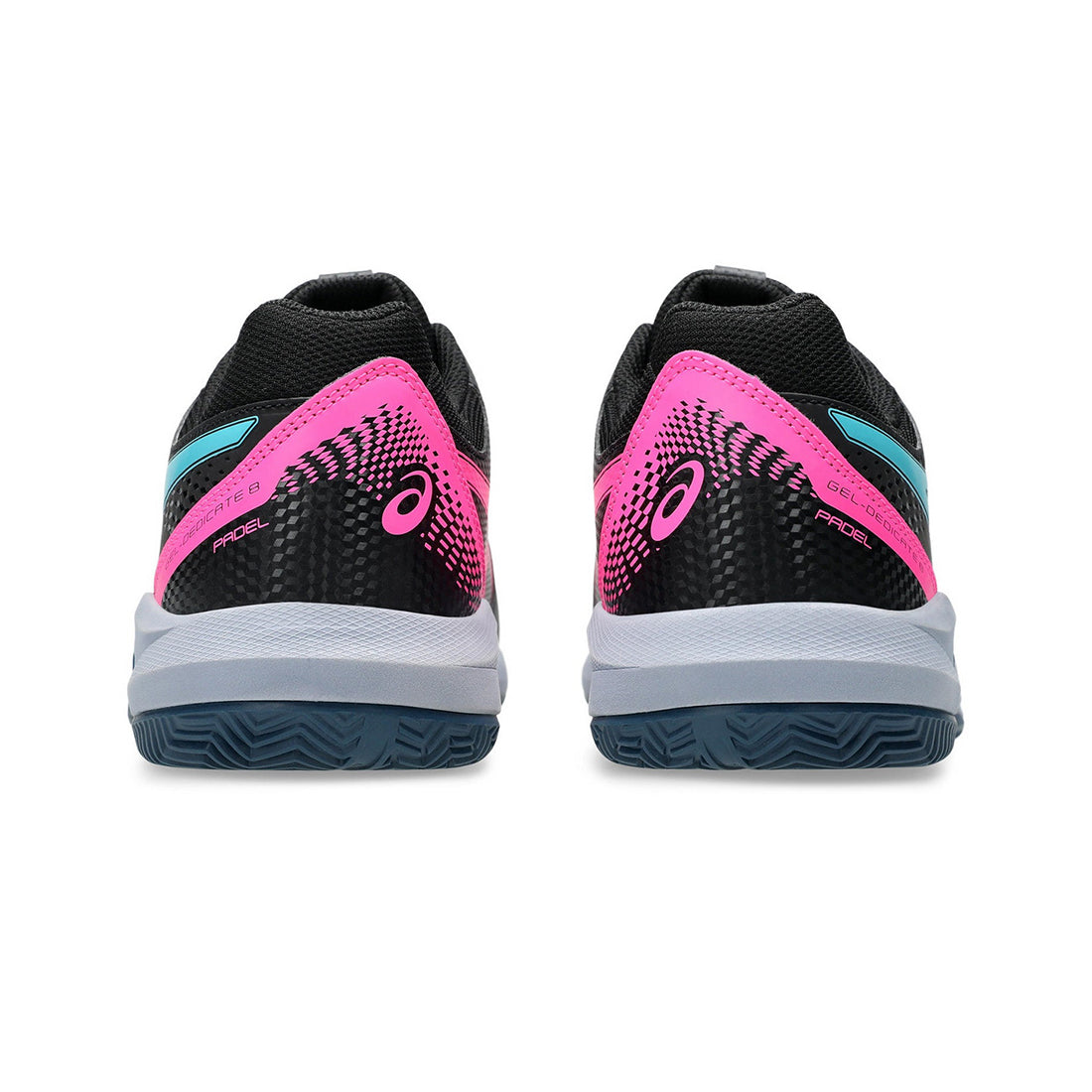 Gel-Dedicate 8 Padel - Black/Energy Aqua