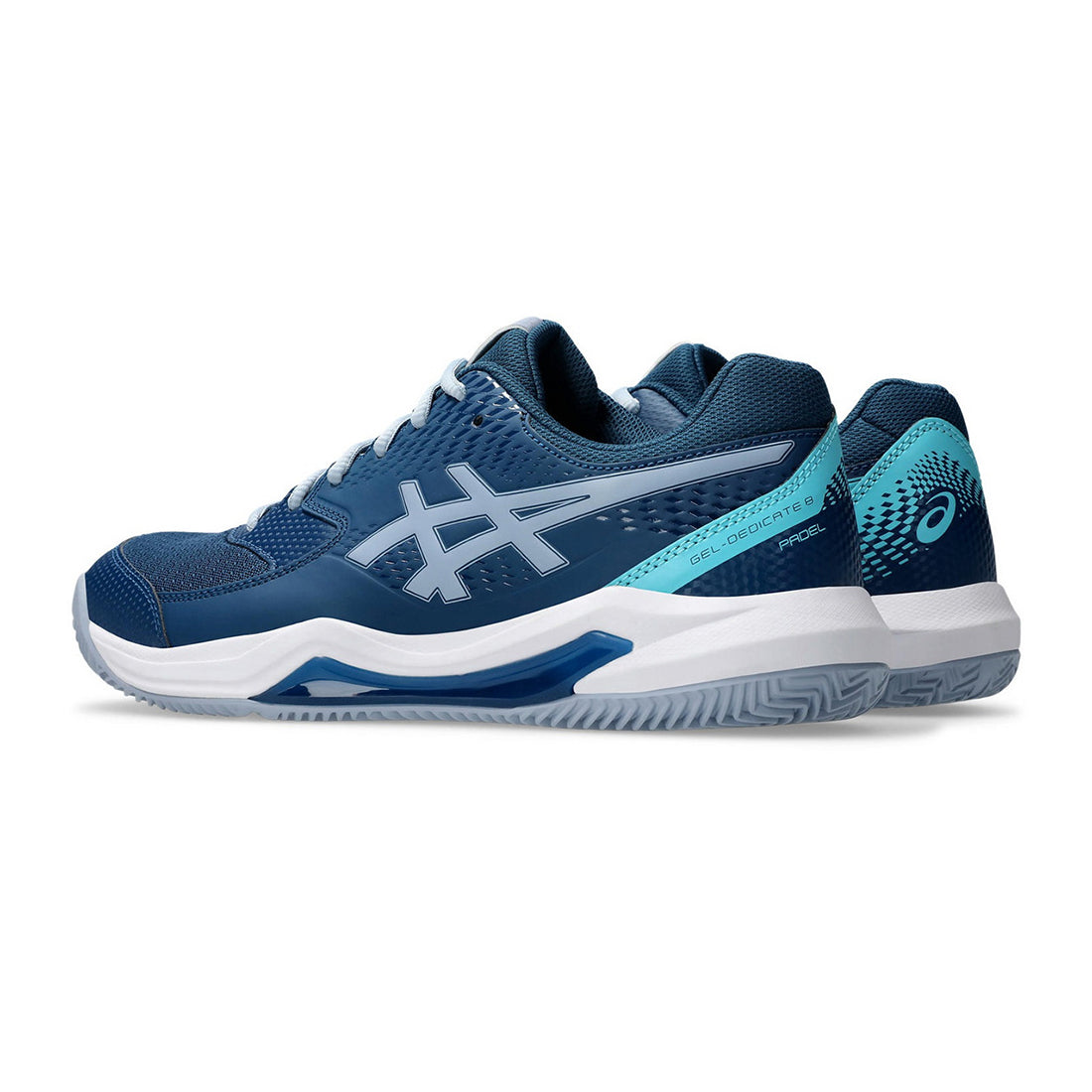 Gel-Dedicate 8 Padel - Mako Blue/Grey Blue