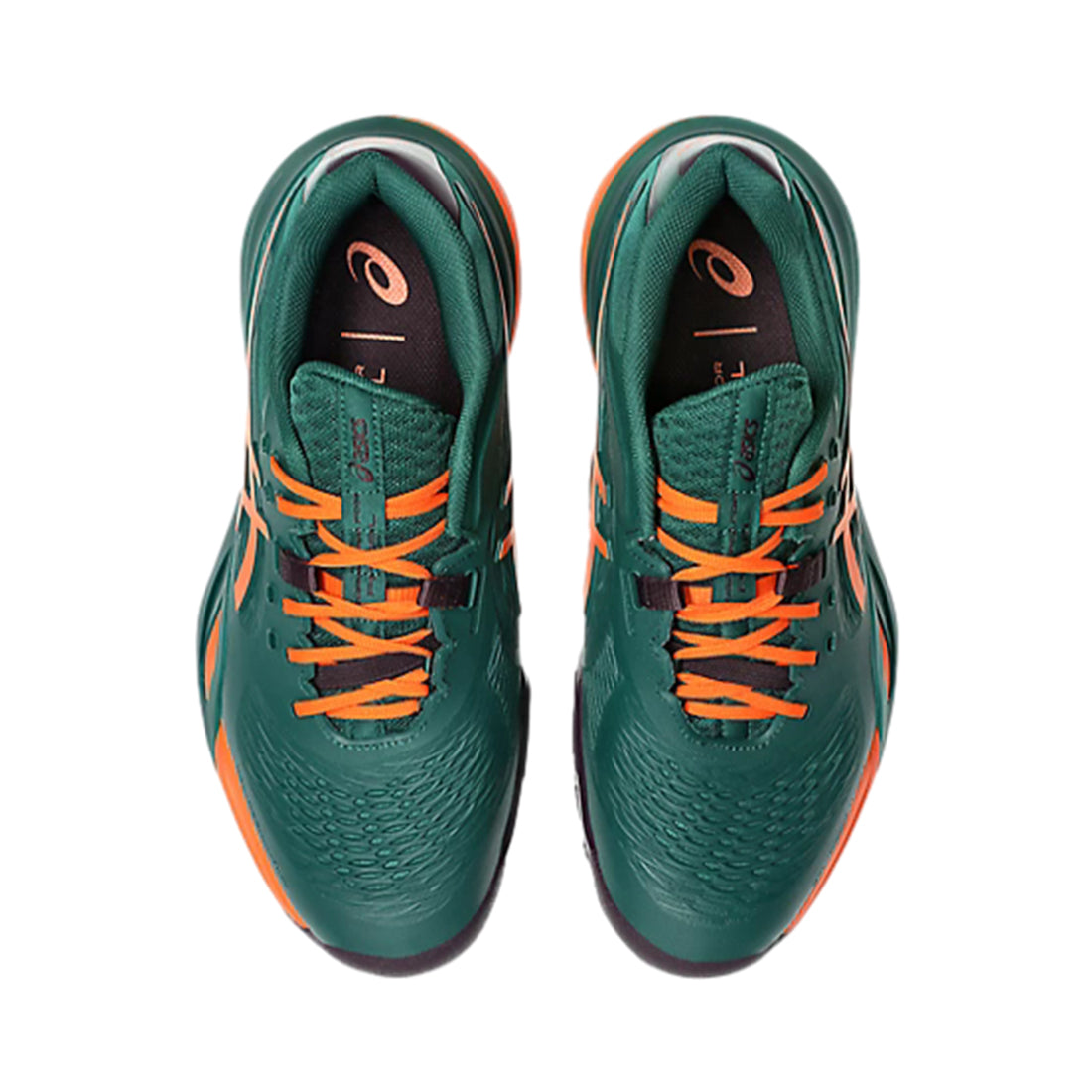 Gel-Resoultion X Padel - Jewel Green / Energy Orange