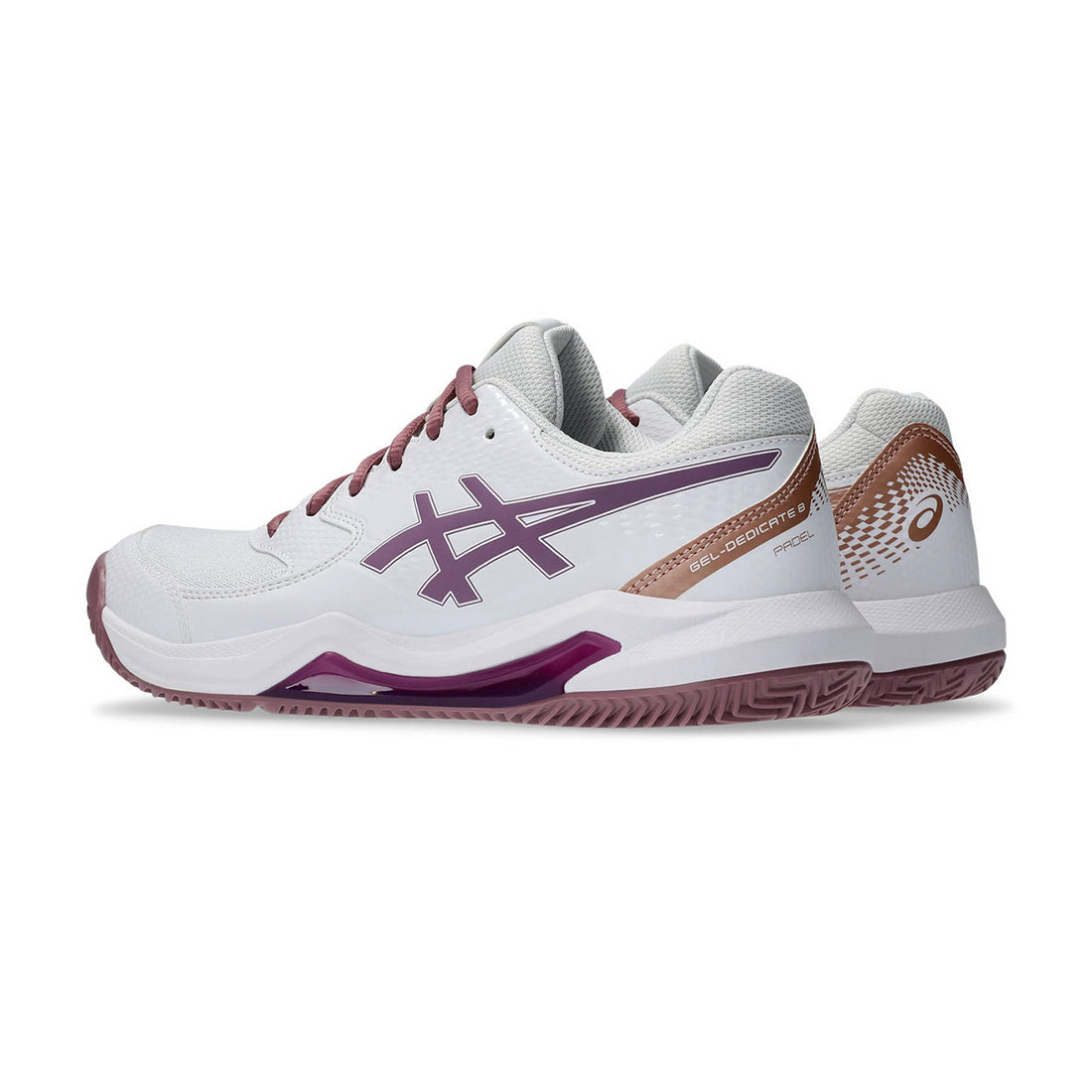 Gel-Dedicate 8 Padel - White/Dark Ube