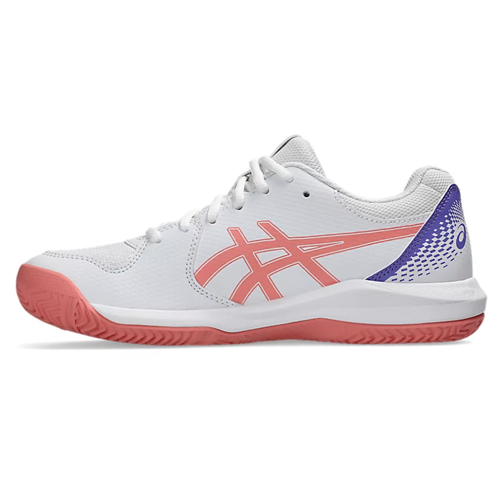 Gel-Dedicate 8 Padel - White/Guava