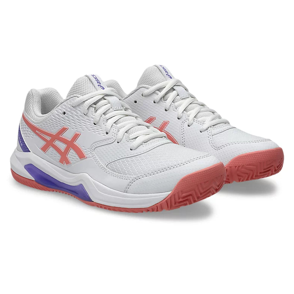 Gel-Dedicate 8 Padel - White/Guava