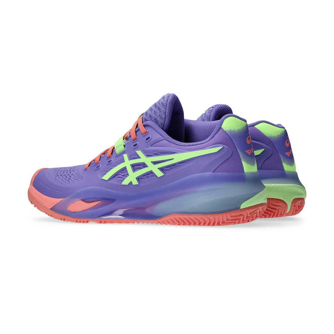 Gel-Resolution X Padel - Amethyst/Illuminate Green