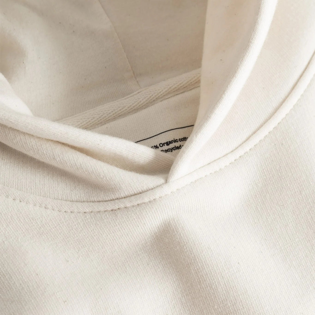 Cropped Merch Hoodie off White