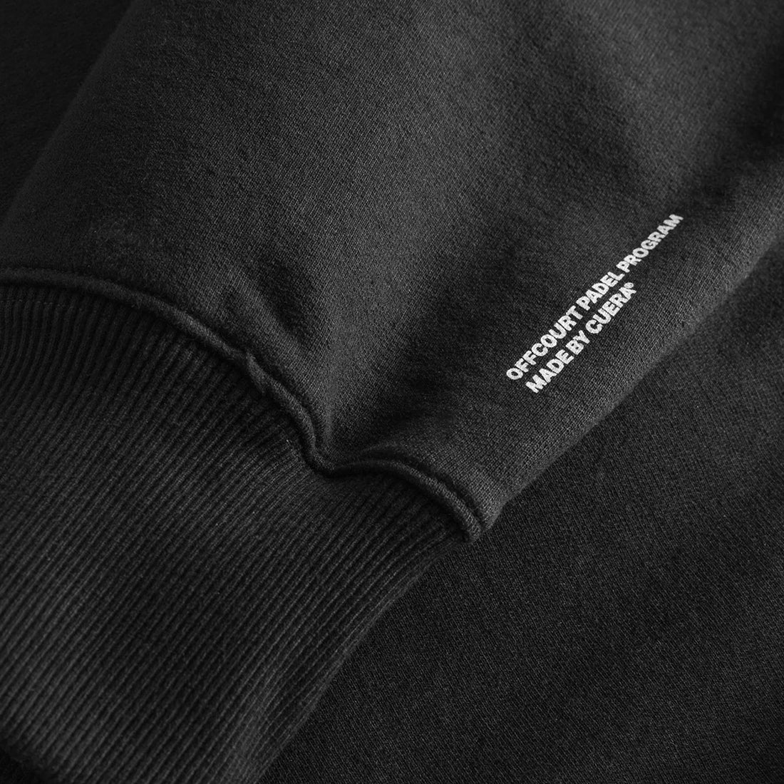 Relaxed Offcourt Crewneck - Black