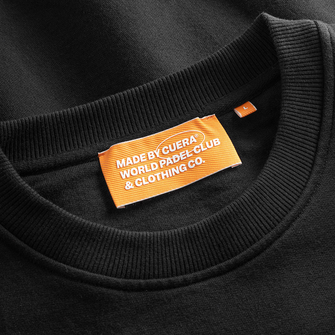 Relaxed Offcourt Crewneck - Black