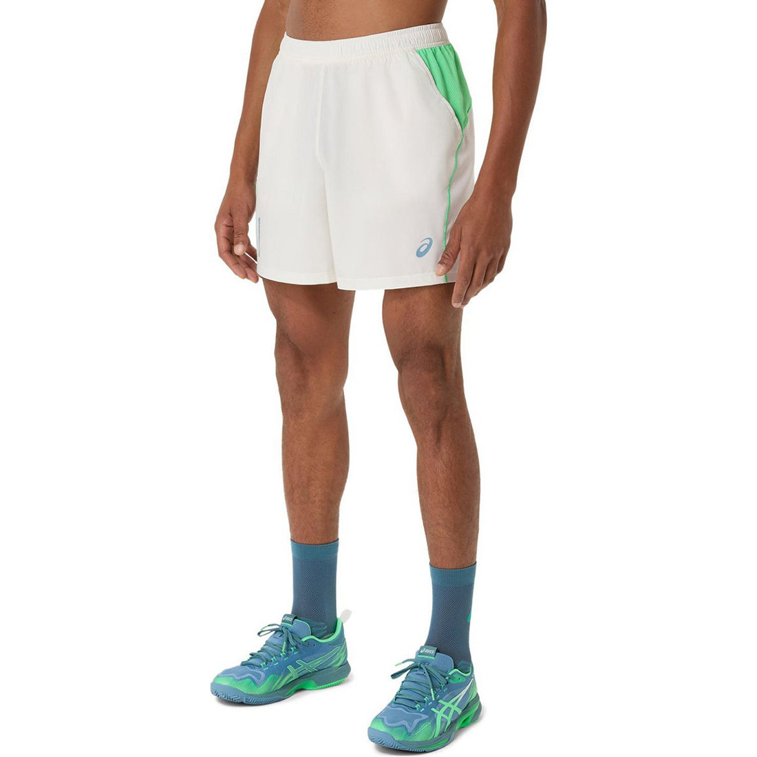 Padel Court 7In Short - Cream/Vital Green