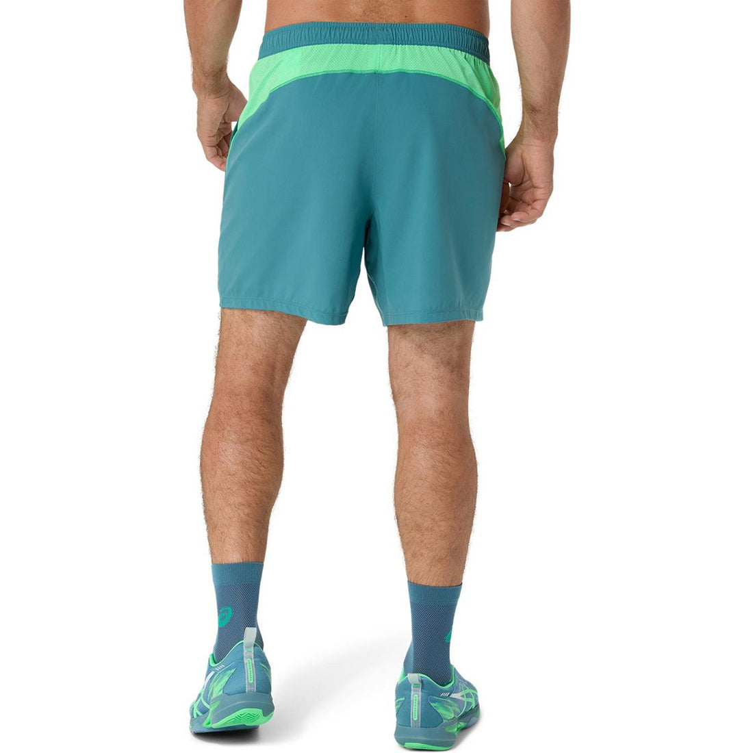 Padel Court 7In Short - Misty Pine/Vital Green
