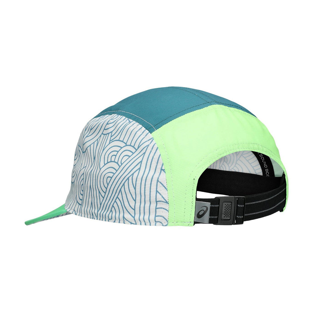 Asics Padel 5 Panel Cap - Mistypine/Vitalgreen/Cream/Illuminate Gr