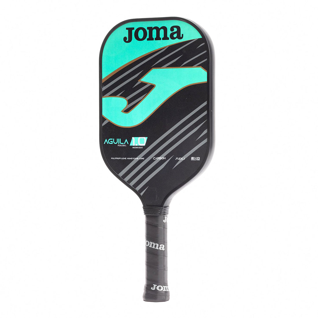 Aguila 1.0 Pickleball Racket - Black/Tourquoise