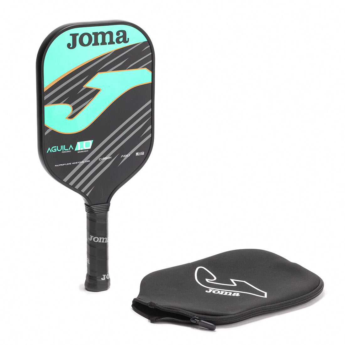 Aguila 1.0 Pickleball Racket - Black/Tourquoise