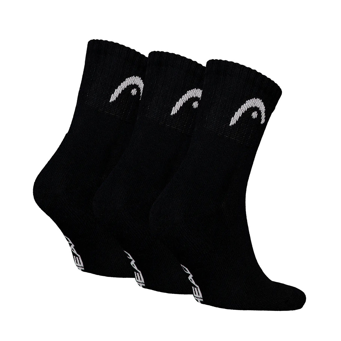 Tennis Socks 3p Club Short Crew - Black