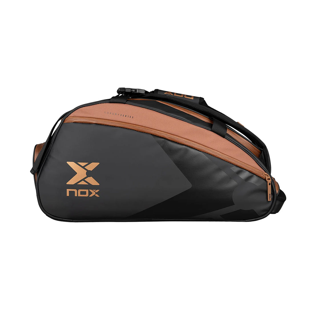 Luxury Open Series Padel Bag - Black/Brown