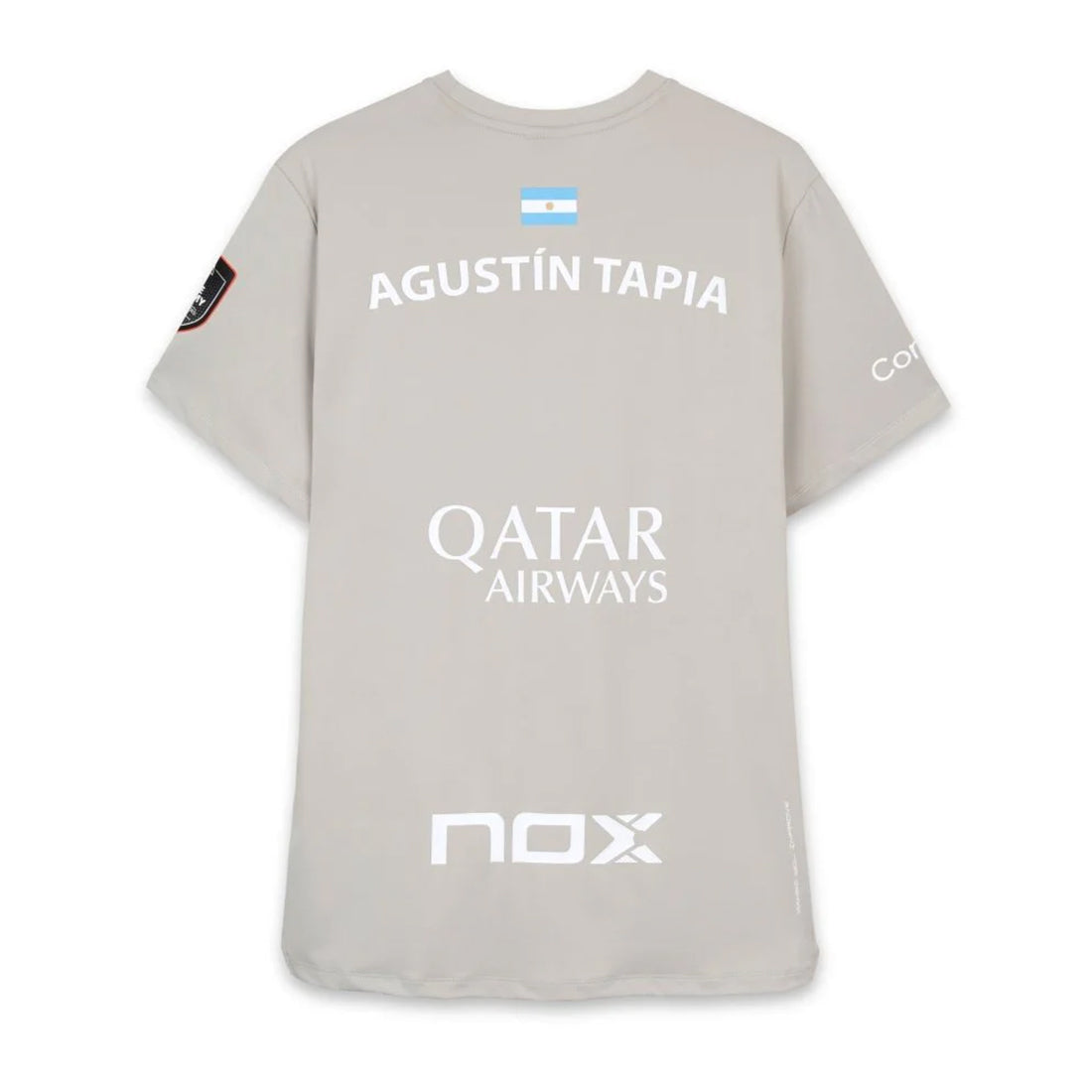 Camiseta NOX Sponsors AT10  2026 A. Tapia - Light Grey