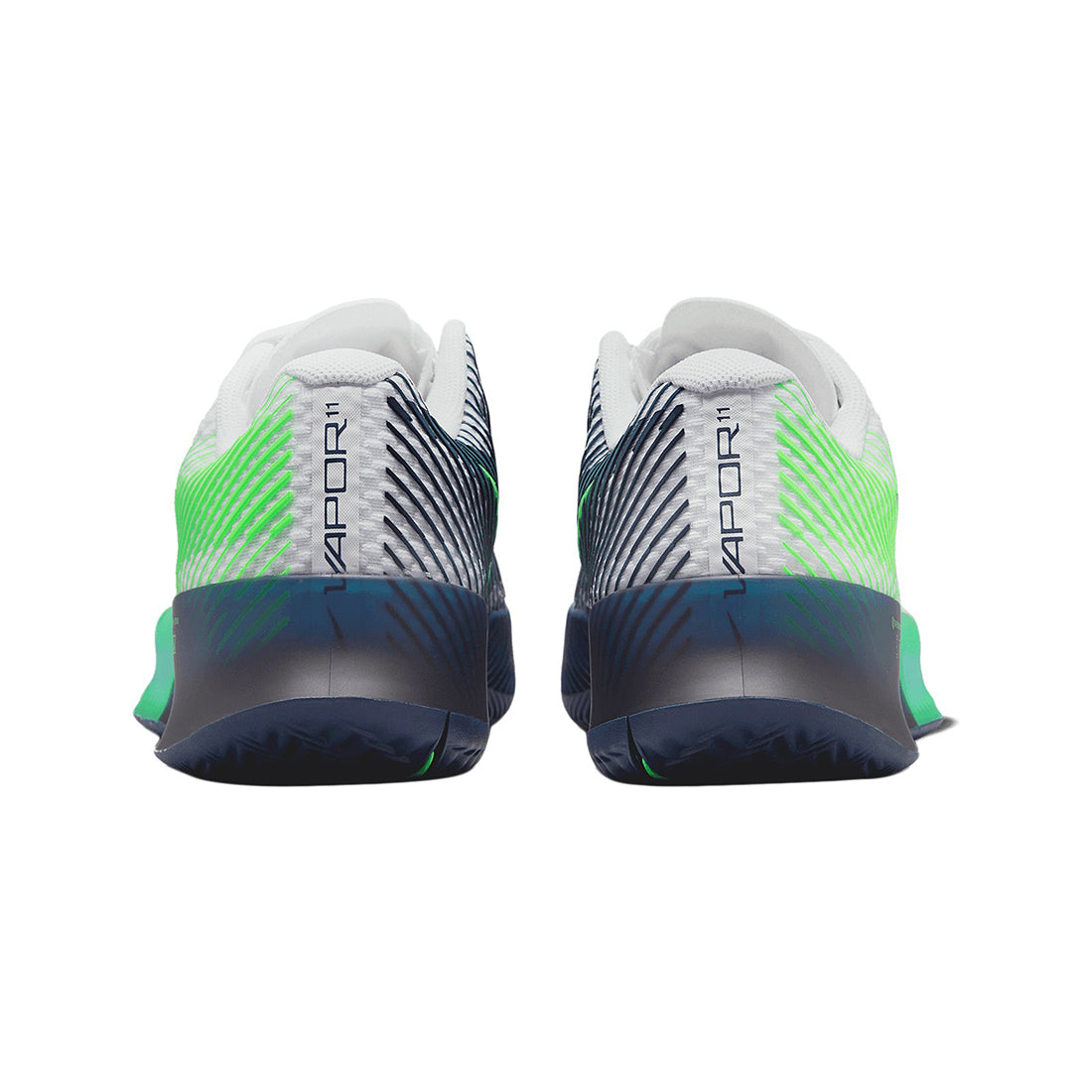 M Nike Zoom Vapor 11 Cly - White/Green Strike Midnight Navy Washed