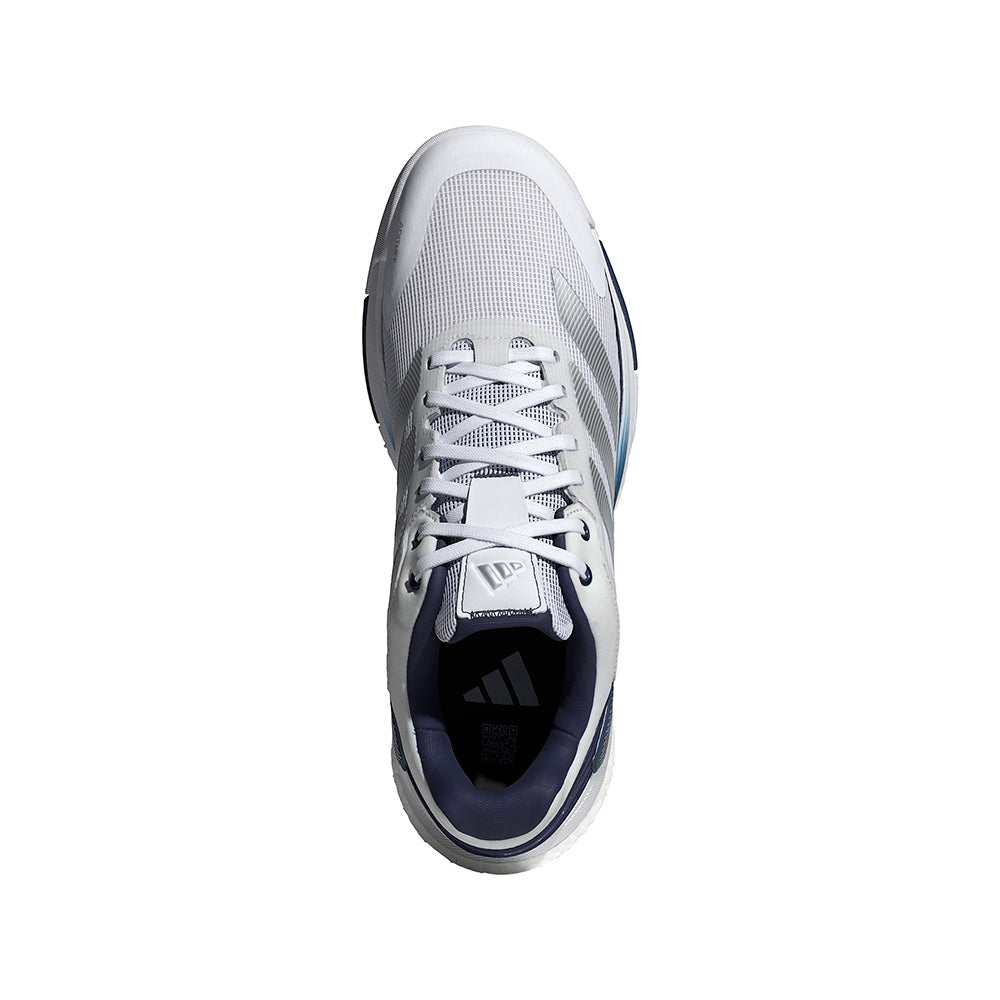 Crazyquick Boost Padel - White / Silver Metallic / Dark Blue