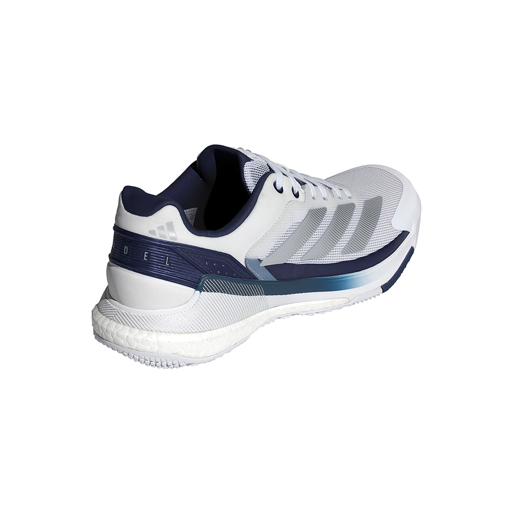Crazyquick Boost Padel - White / Silver Metallic / Dark Blue