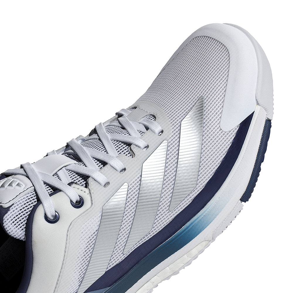 Crazyquick Boost Padel - White / Silver Metallic / Dark Blue