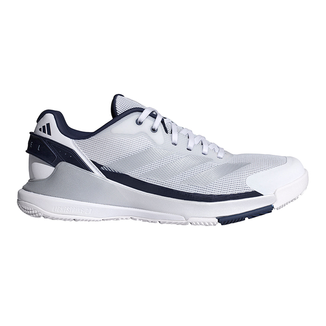 Crazyquick LS Padel - White / Silver Metallic / Dark Blue