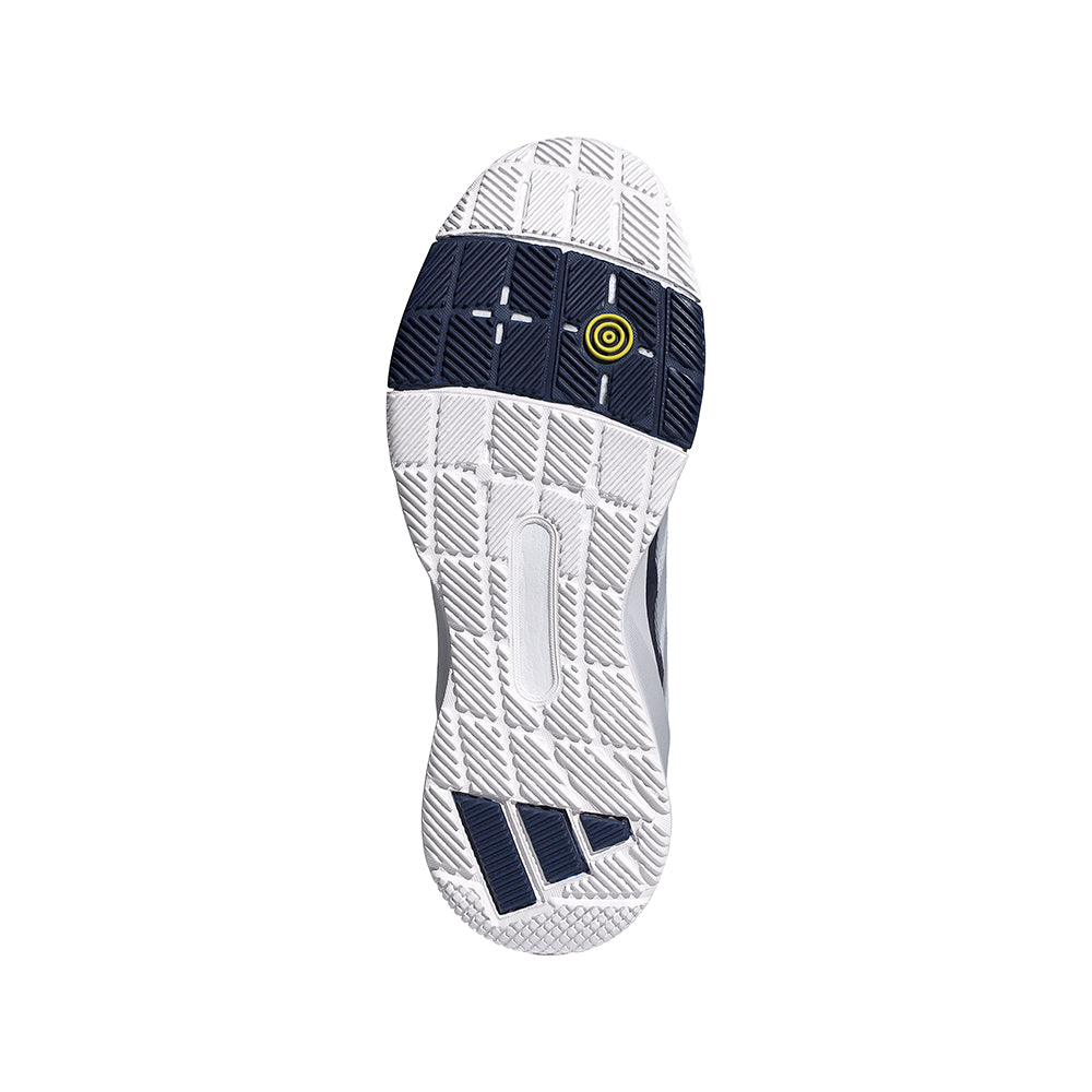 Crazyquick LS Padel - White / Silver Metallic / Dark Blue