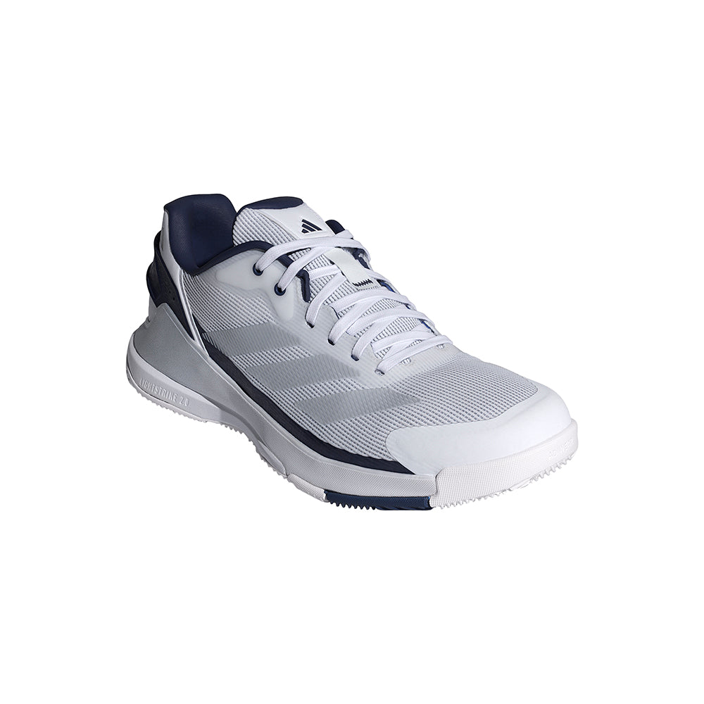 Crazyquick LS Padel - White / Silver Metallic / Dark Blue