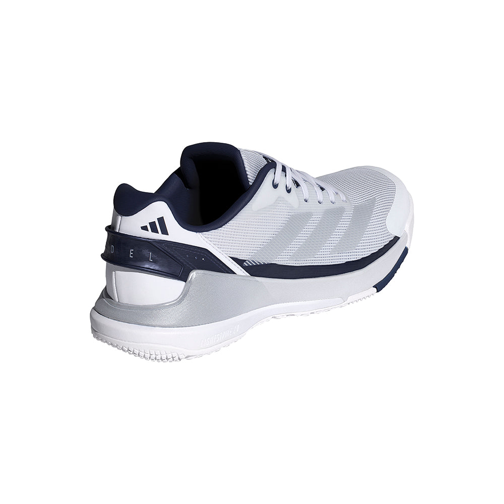 Crazyquick LS Padel - White / Silver Metallic / Dark Blue