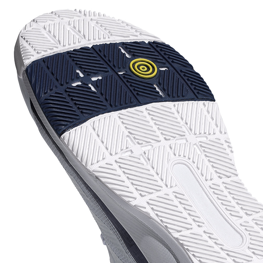 Crazyquick LS Padel - White / Silver Metallic / Dark Blue