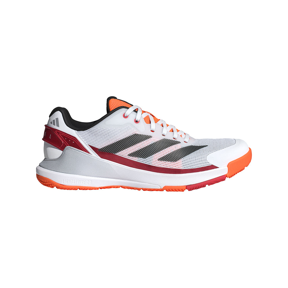 Crazyquick LS Padel - White / Core Black / Lucid Orange