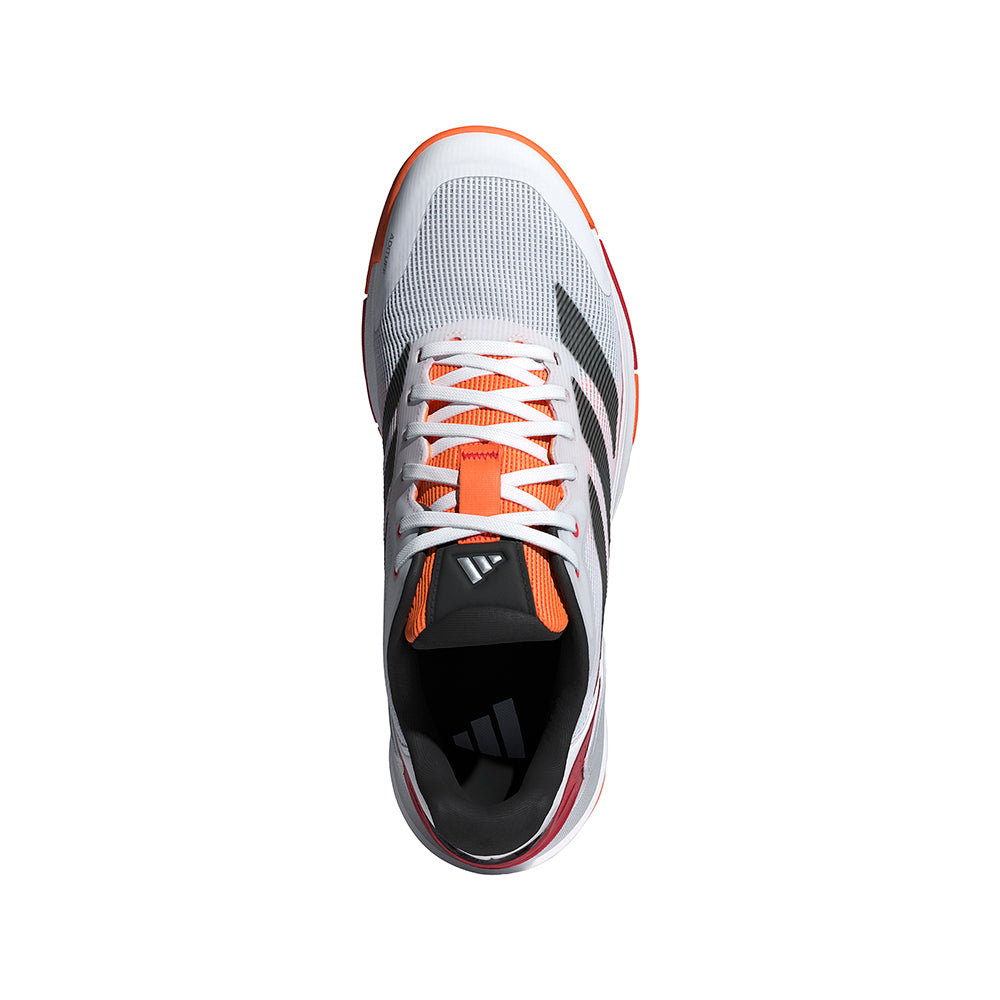 Crazyquick LS Padel - White / Core Black / Lucid Orange