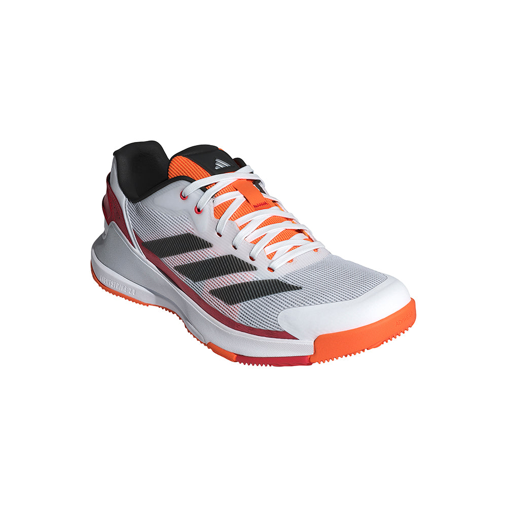 Crazyquick LS Padel - White / Core Black / Lucid Orange