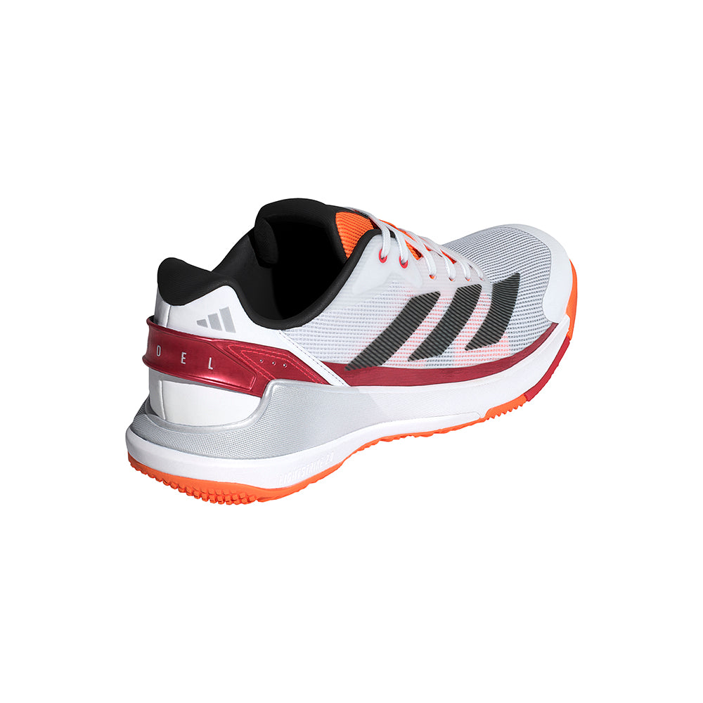 Crazyquick LS Padel - White / Core Black / Lucid Orange