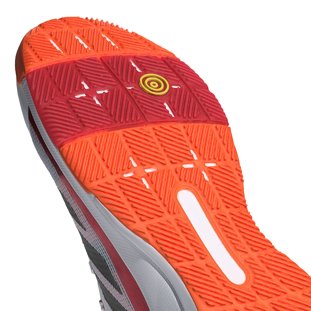 Crazyquick LS Padel - White / Core Black / Lucid Orange
