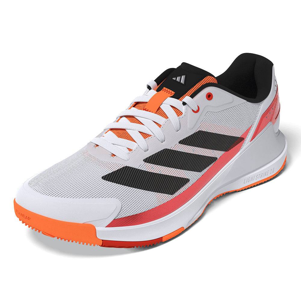 Crazyquick LS Padel - White / Core Black / Lucid Orange