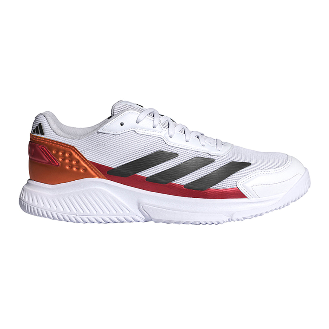 Courtquick Padel - White Core Black / Lucid Orange