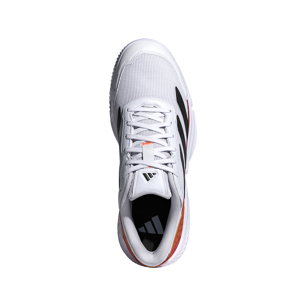 Courtquick Padel - White Core Black / Lucid Orange