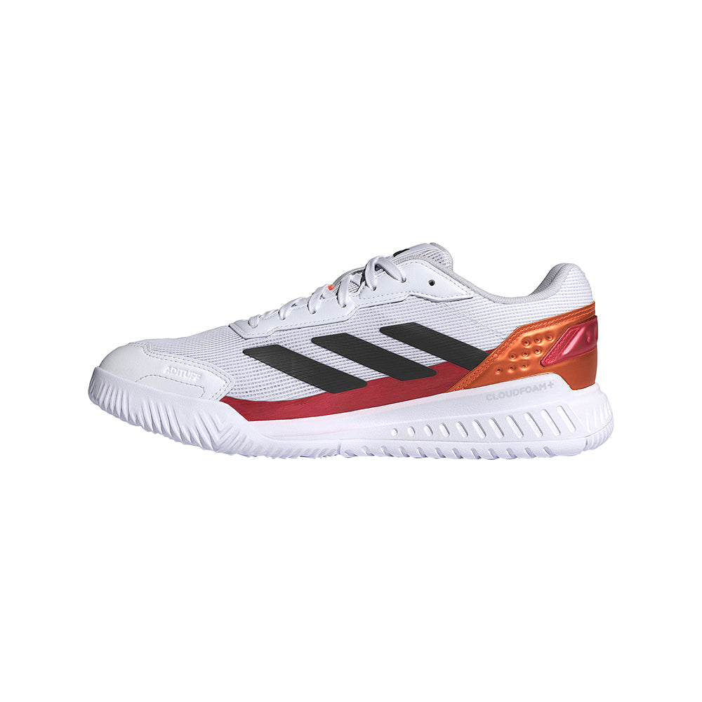 Courtquick Padel - White Core Black / Lucid Orange
