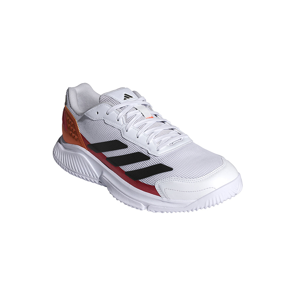 Courtquick Padel - White Core Black / Lucid Orange