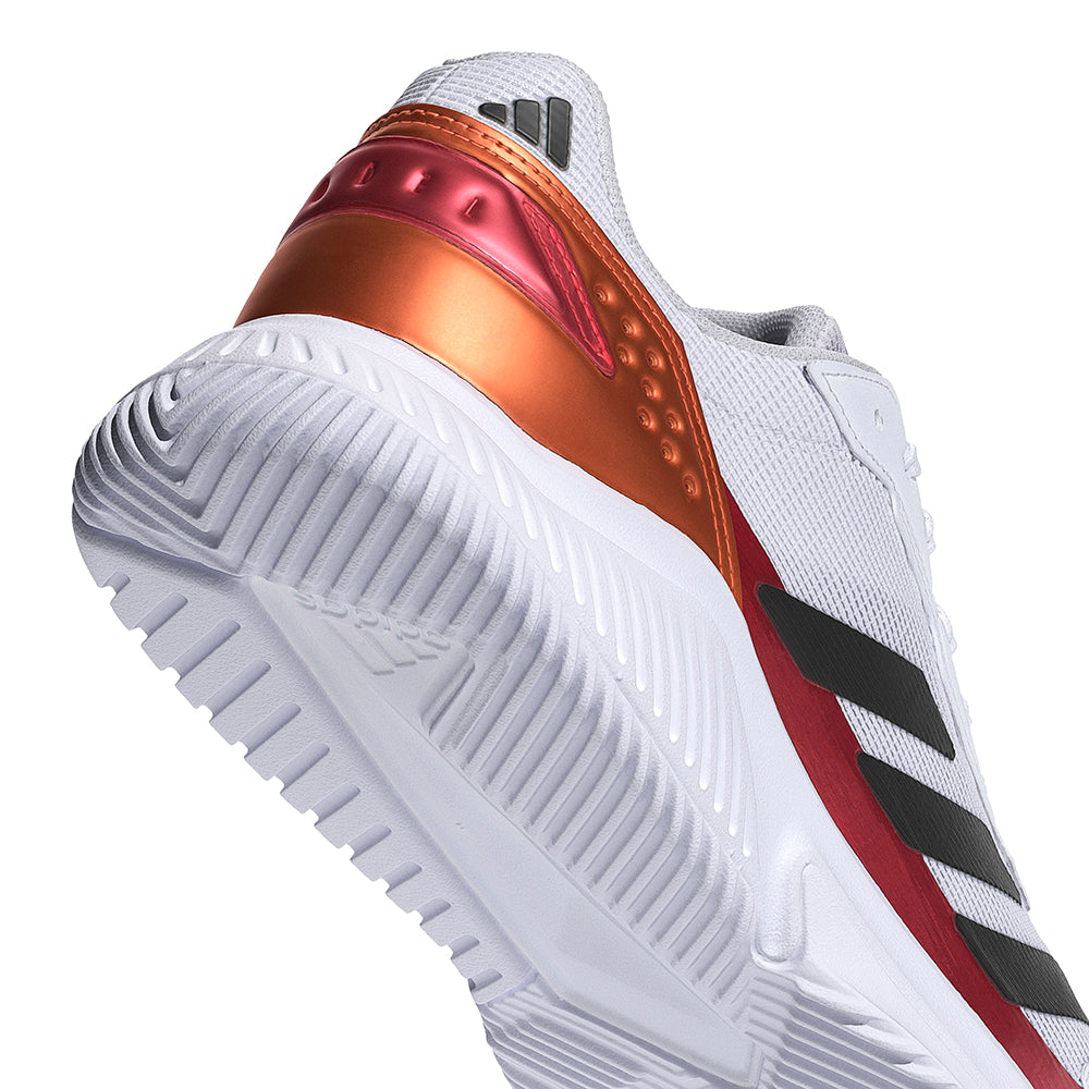 Courtquick Padel - White Core Black / Lucid Orange