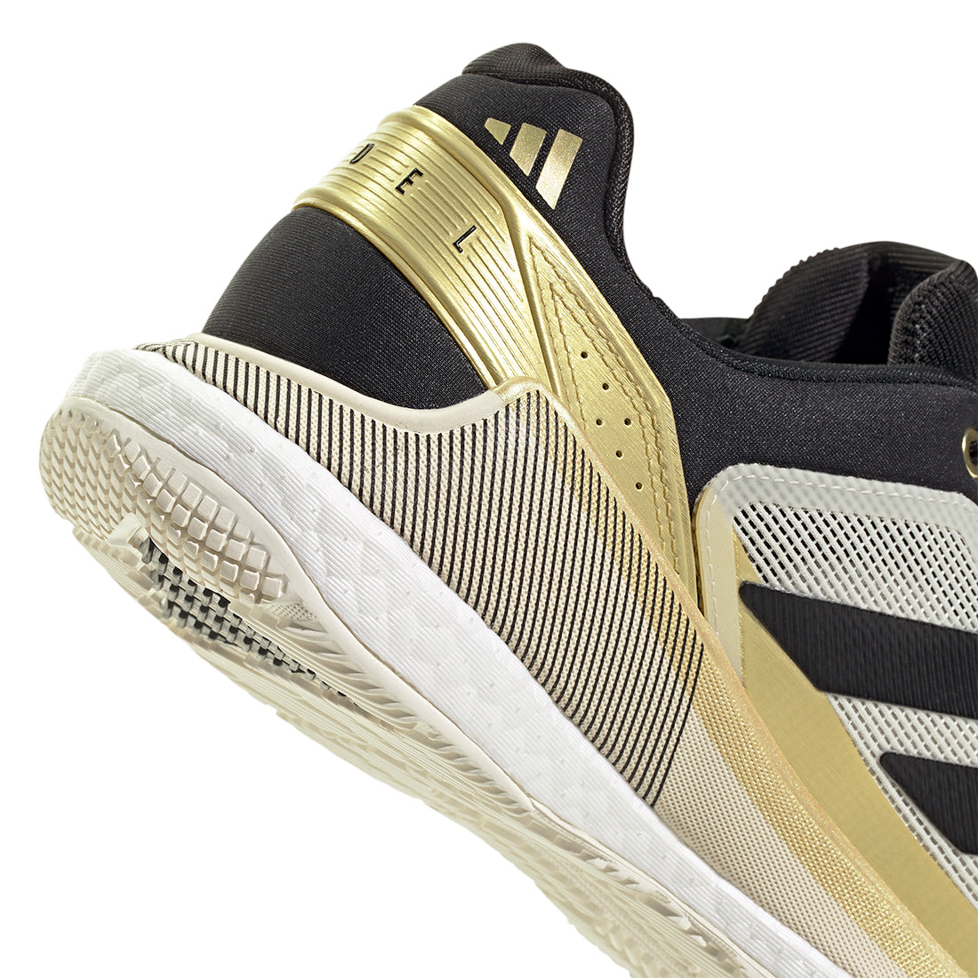 Crazyquick Boost Padel - Off White / Core Black / Gold Metallic