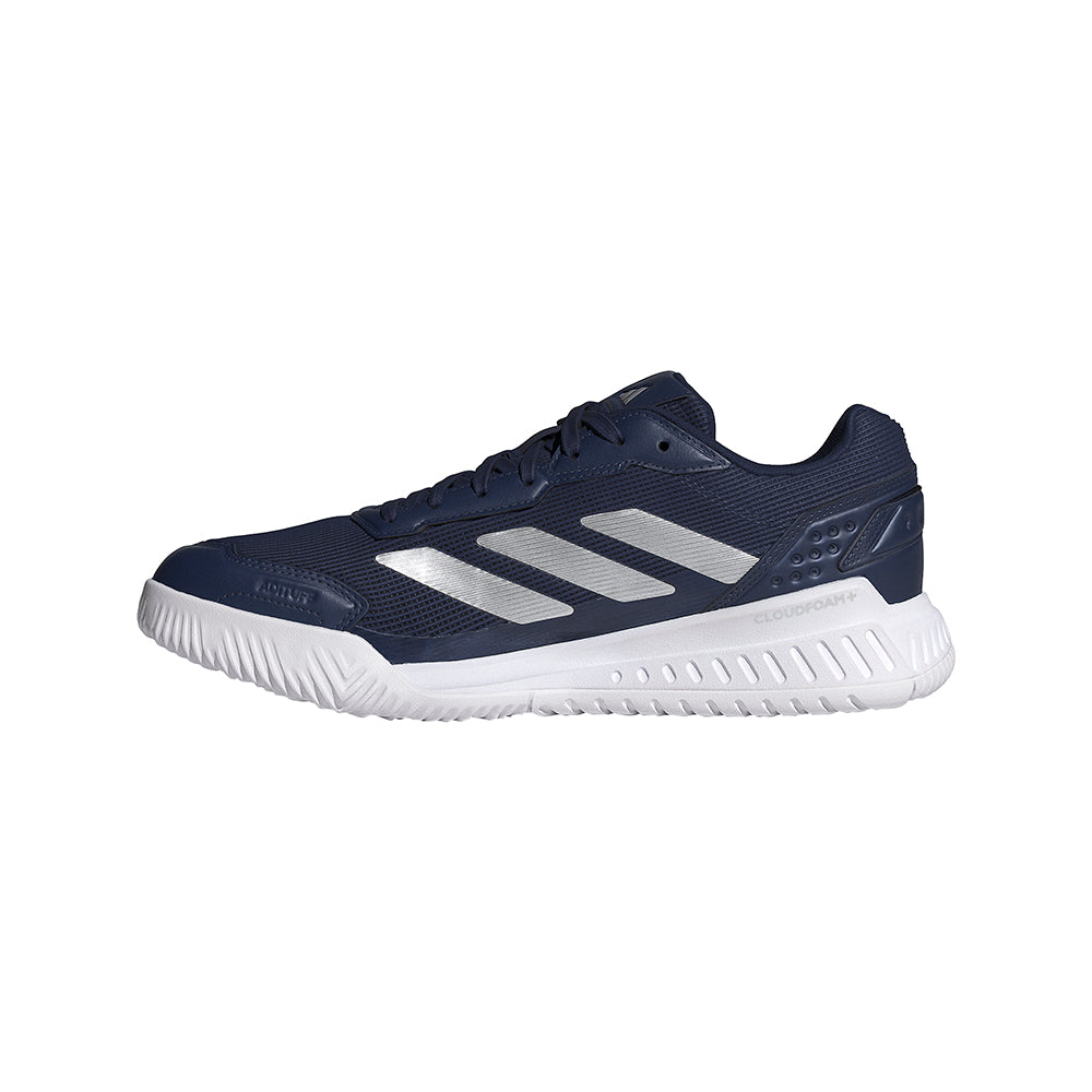 Courtquick Padel - Dark Blue / Silver Metallic / White