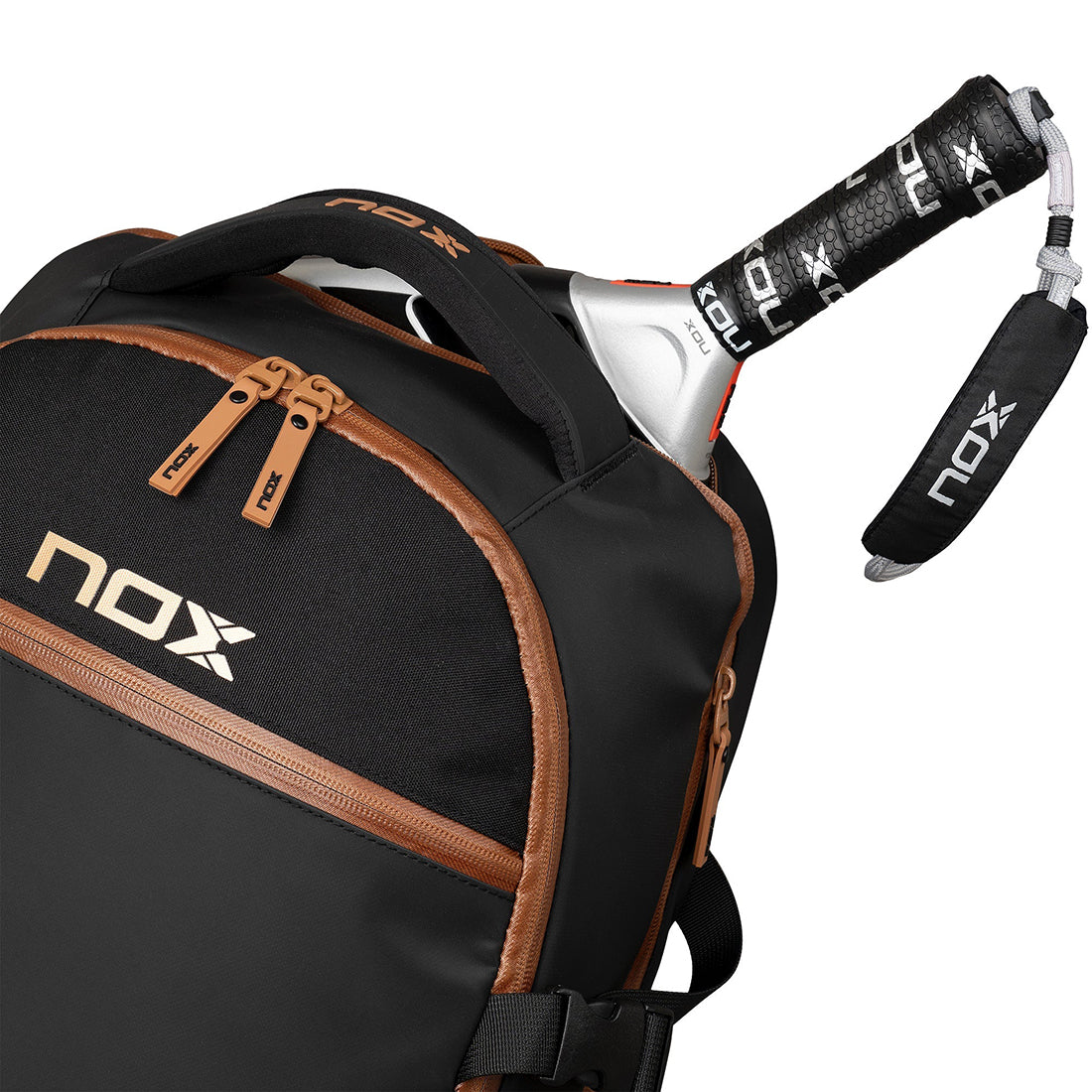 Luxry Opne Series Back Pack - Black/Brown