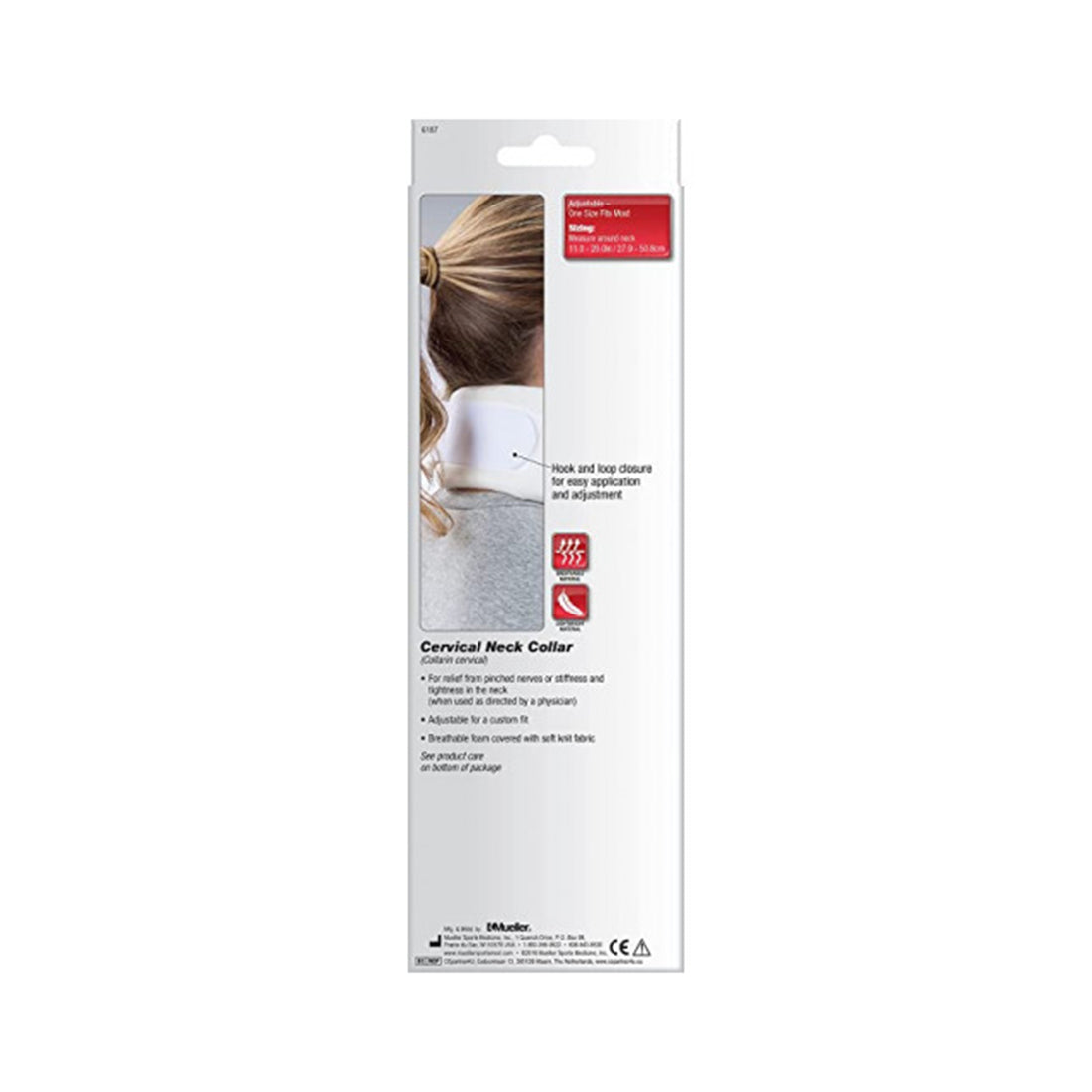 Mueller Cervical Neck Collar - White