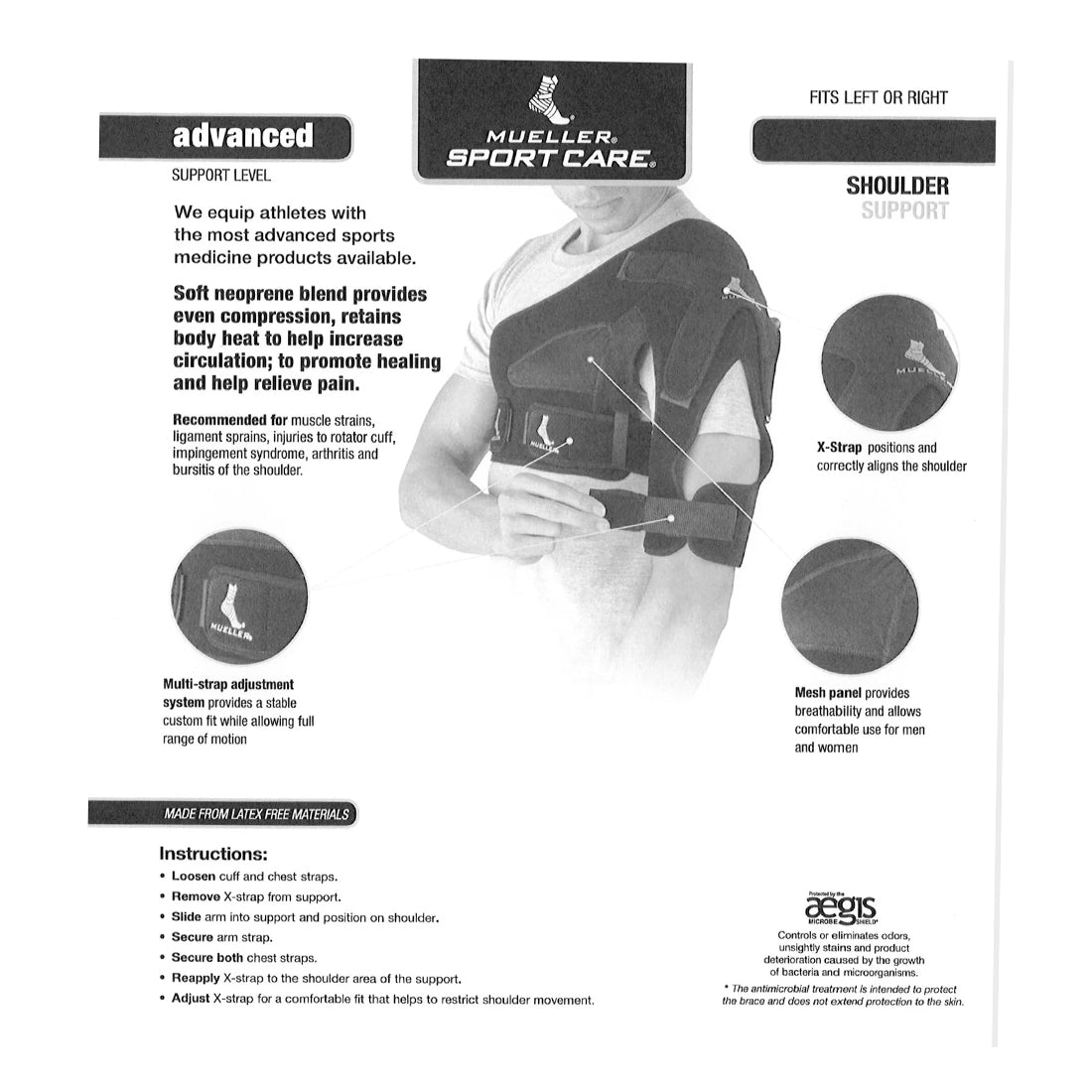 Mueller Shoulder Bagged - Black