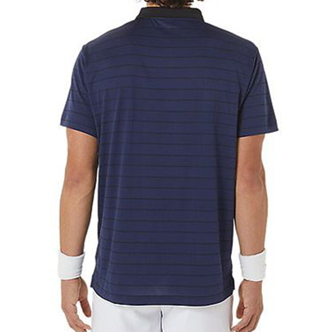 MEN COURT STRIPE POLO-SHIRT MIDNIGHT