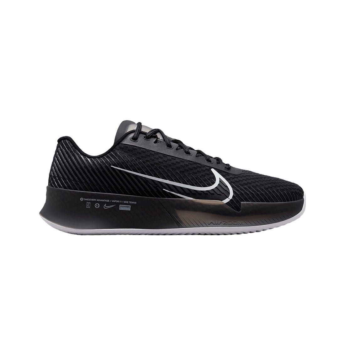 W NikeCourt Air Zoom Vapor 11 Clay Black/Anthracite/White